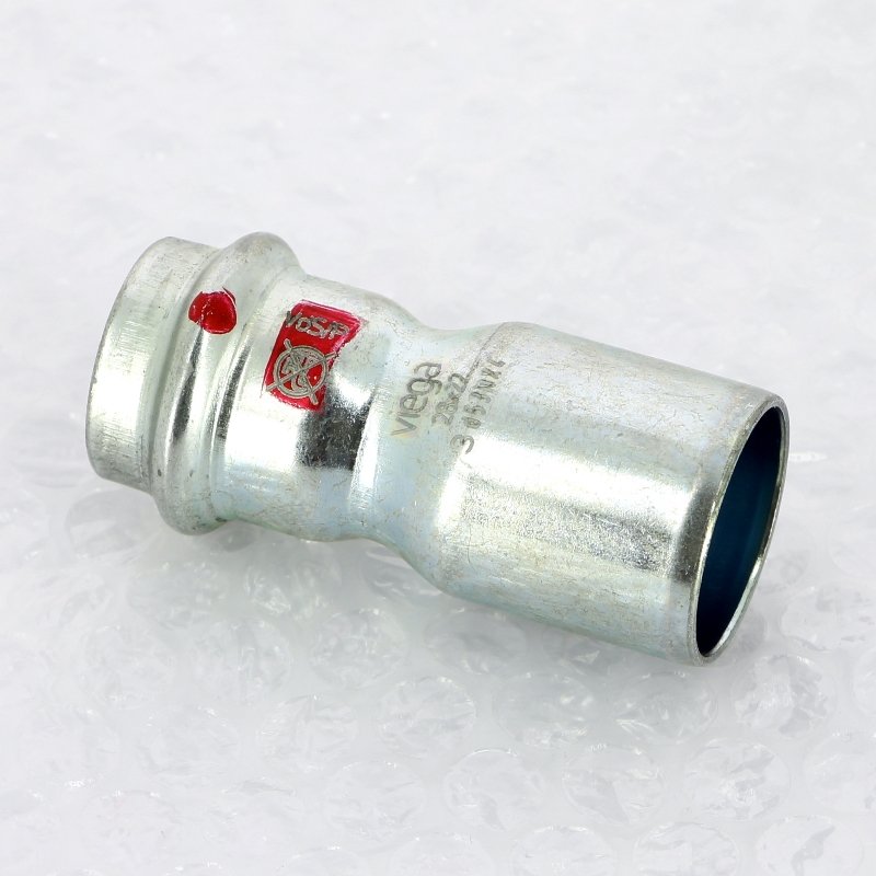 Муфта пресс 28x22 оцинкованная сталь Prestabo VIEGA