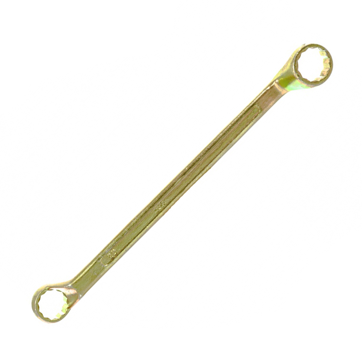 Ключ накидной 20 х 22 мм, желтый цинк (1/60) "сибртех"