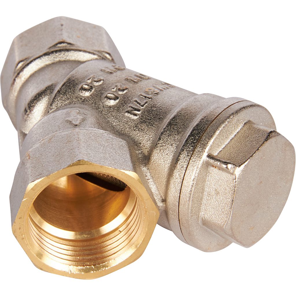 ROMMER 3/4" Фильтр грубой очистки косой 500 мкр.