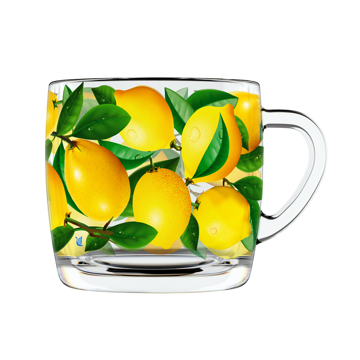 Кружка "лимоны" 300 мл (1/12) "декостек"