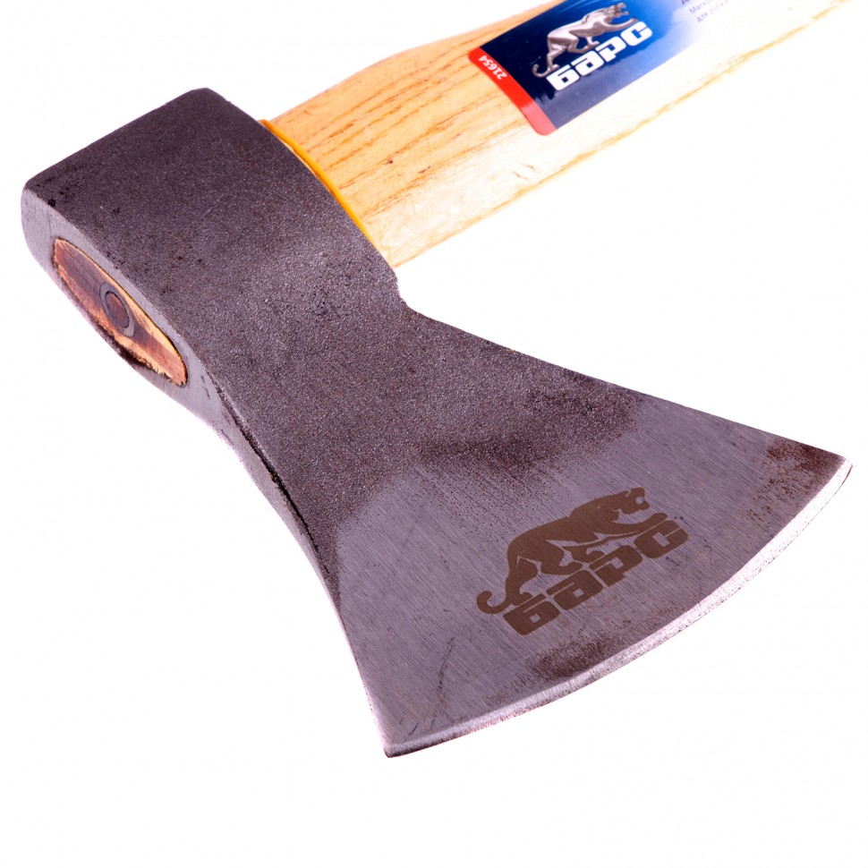 Топор плотницкий, кованый, деревянная рукоятка, 800 г, пескоструйное покрытие полотна Барс (21654)