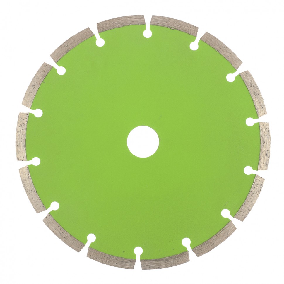 Диск алмазный, отрезной сегментный, 180 х 22.2 мм, сухая резка Сибртех (731037)