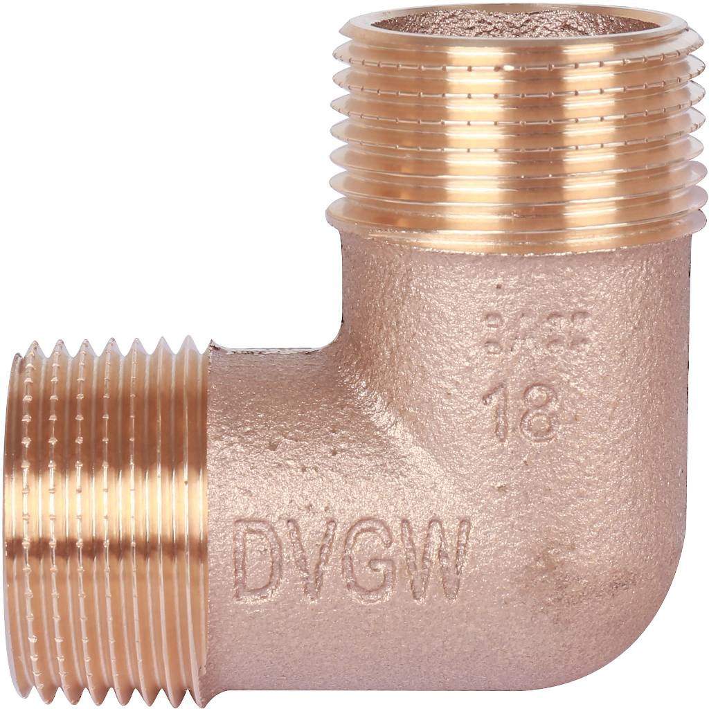 Угол резьбовой 90° (НР) 1" бронза VIEGA (317997)