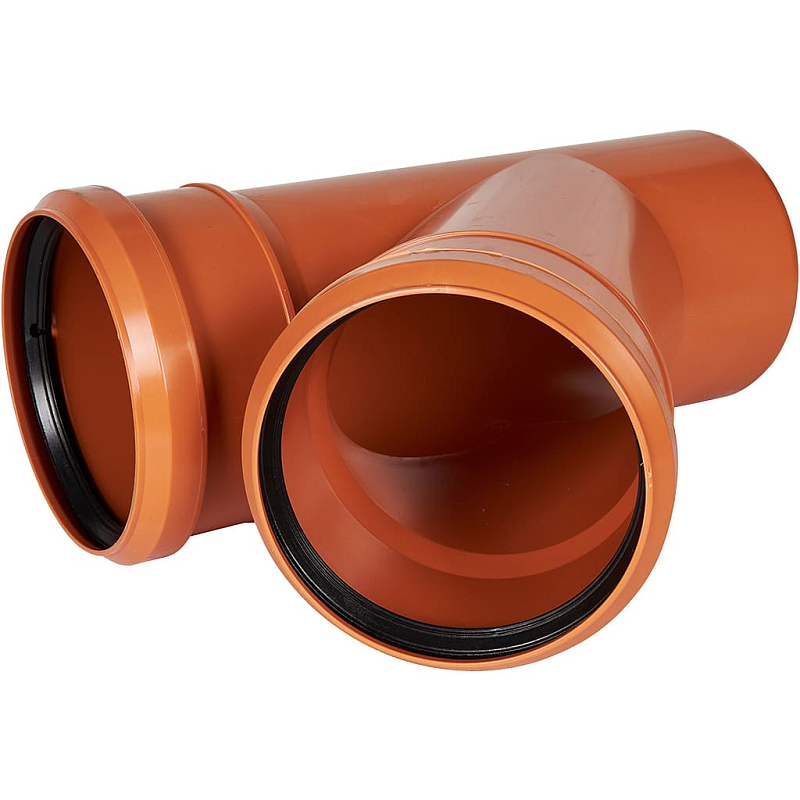 Тройник 45° одноплоскостной 110 х 110 мм для нар.канализации SINIKON УНИВЕРСАЛ