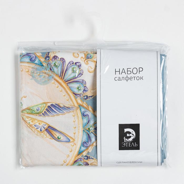 Салфетки столовые "этель" драгоценности 45*45 см набор 4 шт. (1/50) 6932170