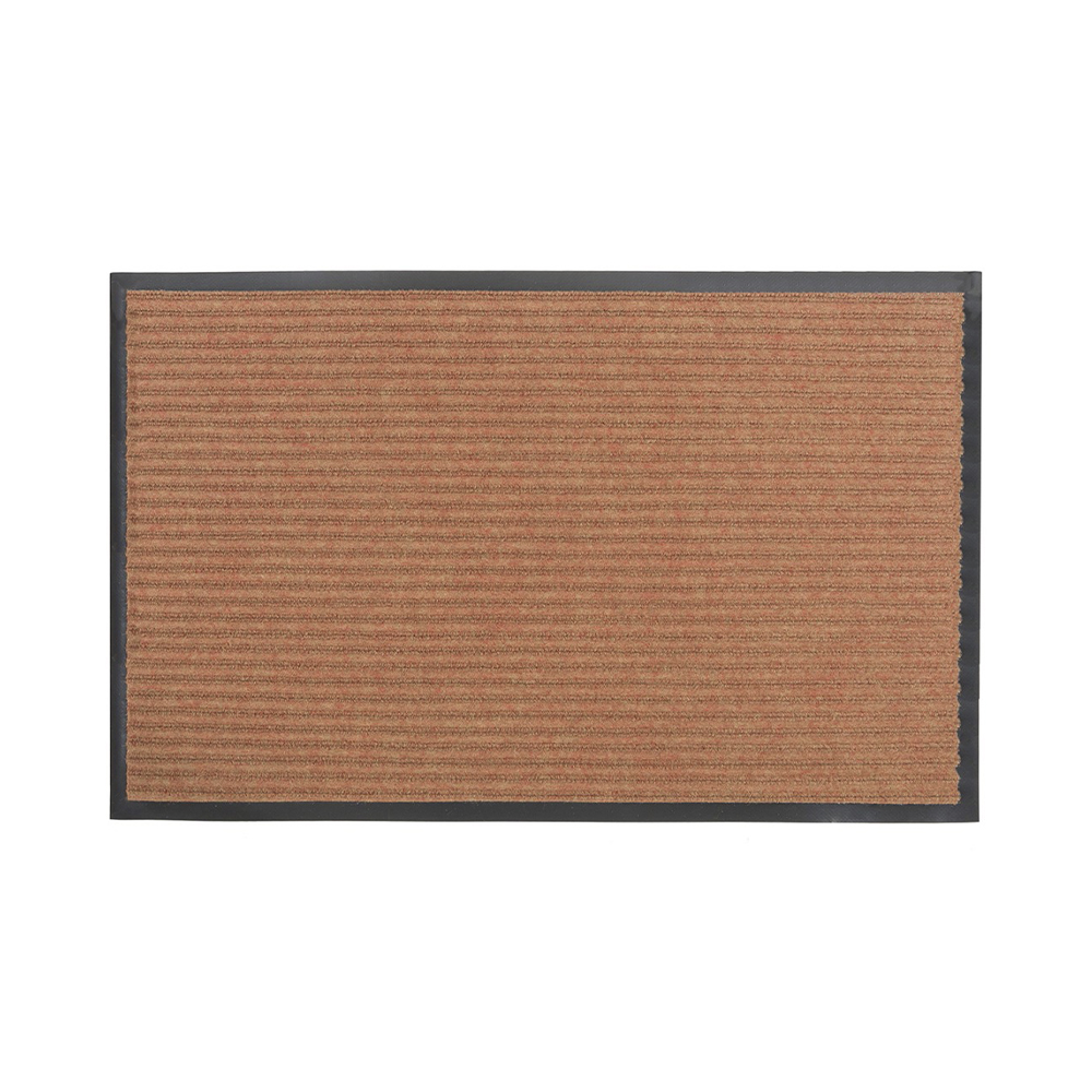 Коврик влаговпитывающий "ребристый"  60* 90 см (бежевый) (1/10) "sunstep" 35-057