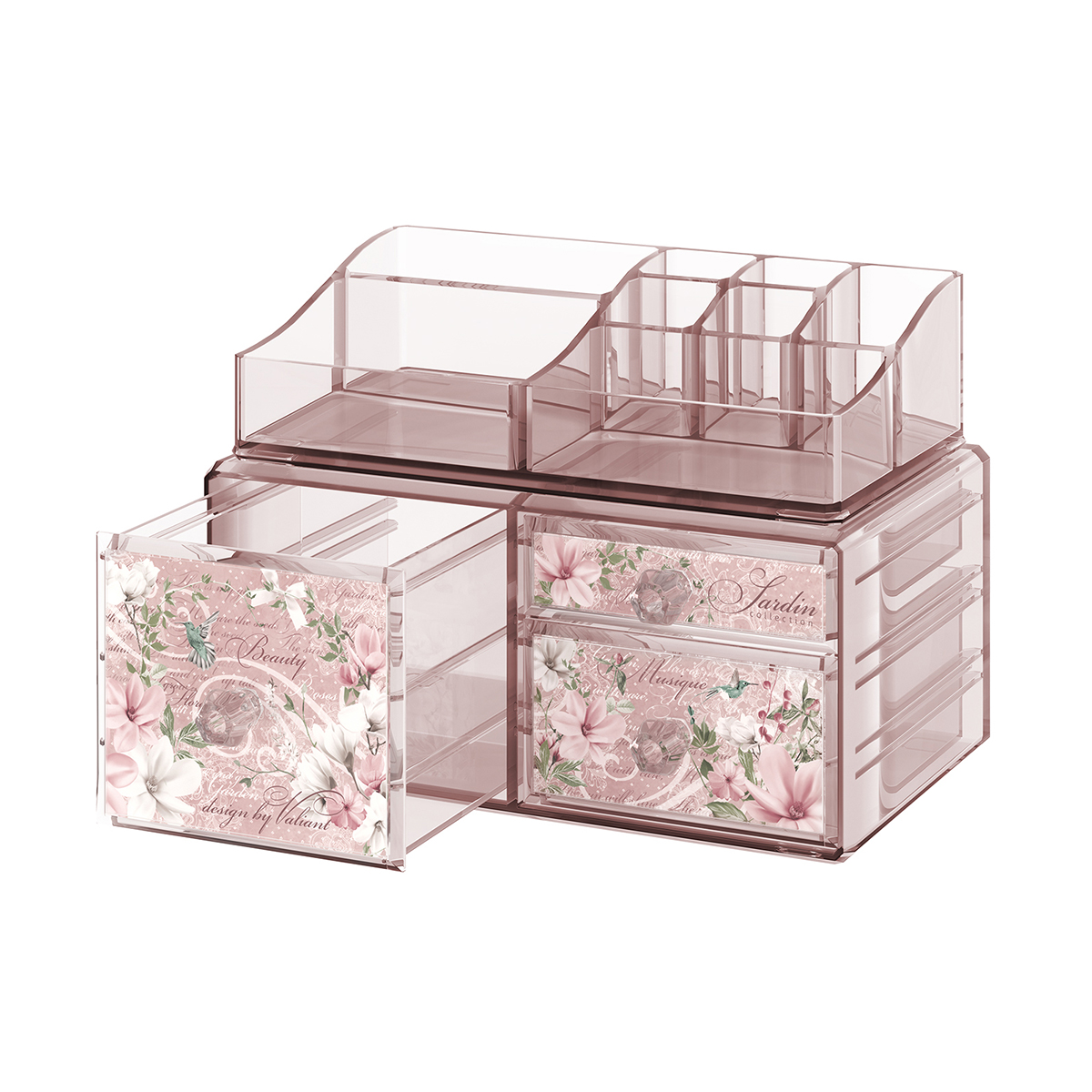 Органайзеры для косметики и аксес. "jardin" набор 2 шт. (1/6) "valiant" jr-org-s3s8