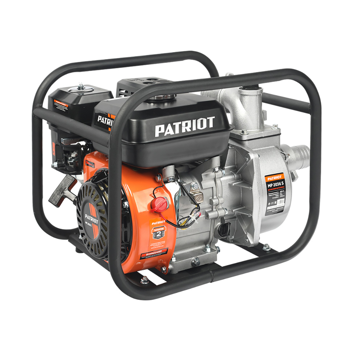 Мотопомпа бензиновая mp 2036 s (1) "patriot" 335101420