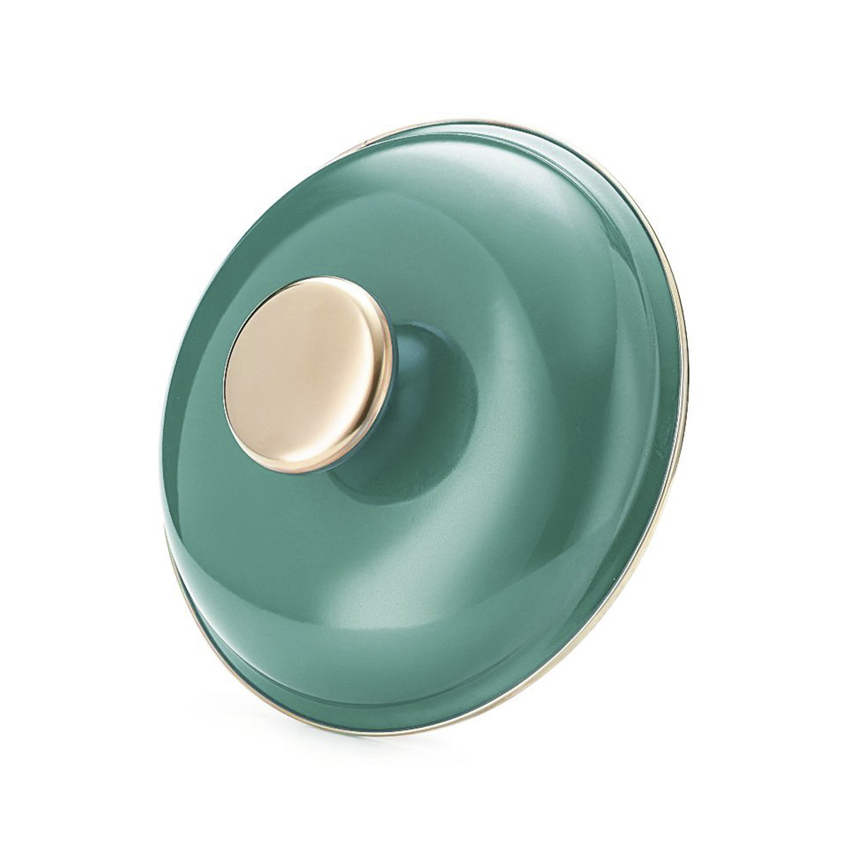 Кастрюля эмалиров. "solo" 5,7 л, 22 см металл. крышка (1/4) "metrot"