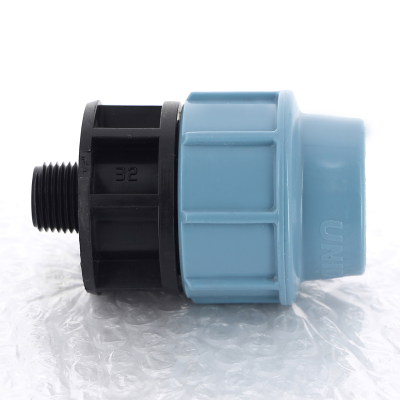 Муфта ПНД обжимная НР 32 х 1/2" для водопроводных труб UNIDELTA