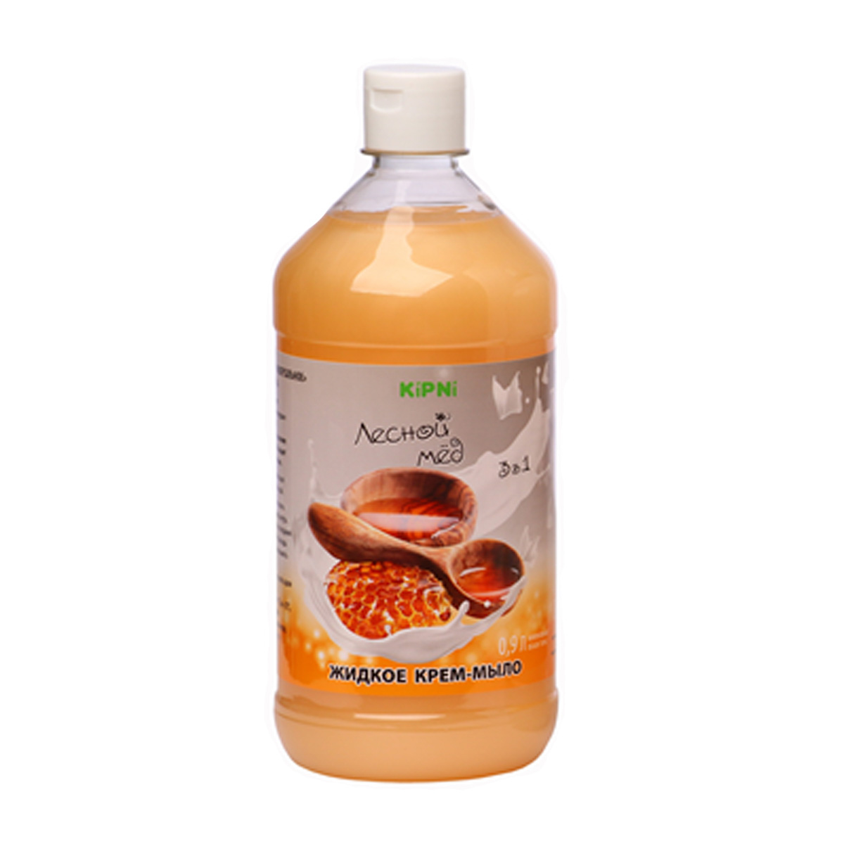 Жидкое крем-мыло "kipni" (лесной мед)  0,9 л (1/20)