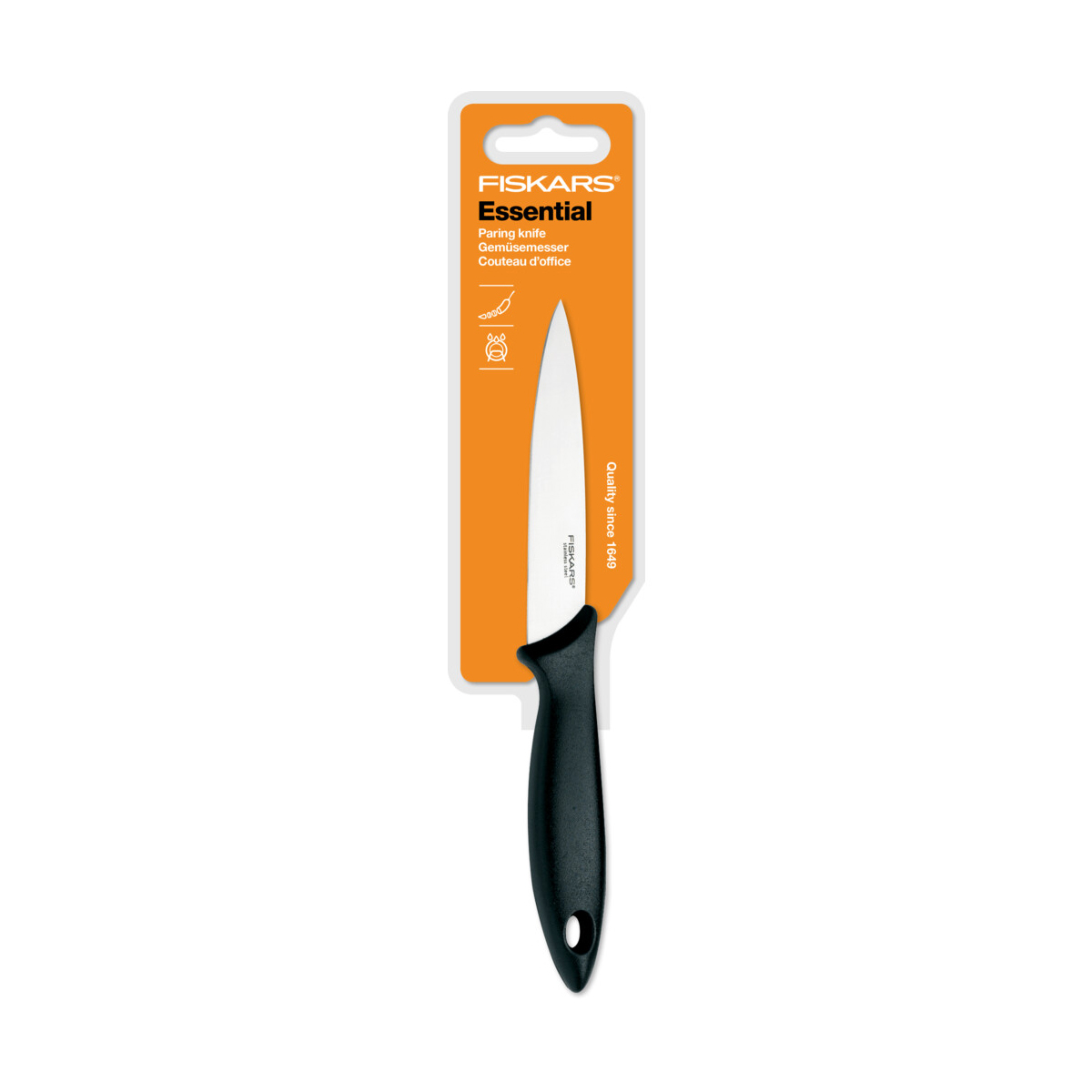 Нож для корнеплодов "essential" 11 см (1/5) "fiskars" 1023778