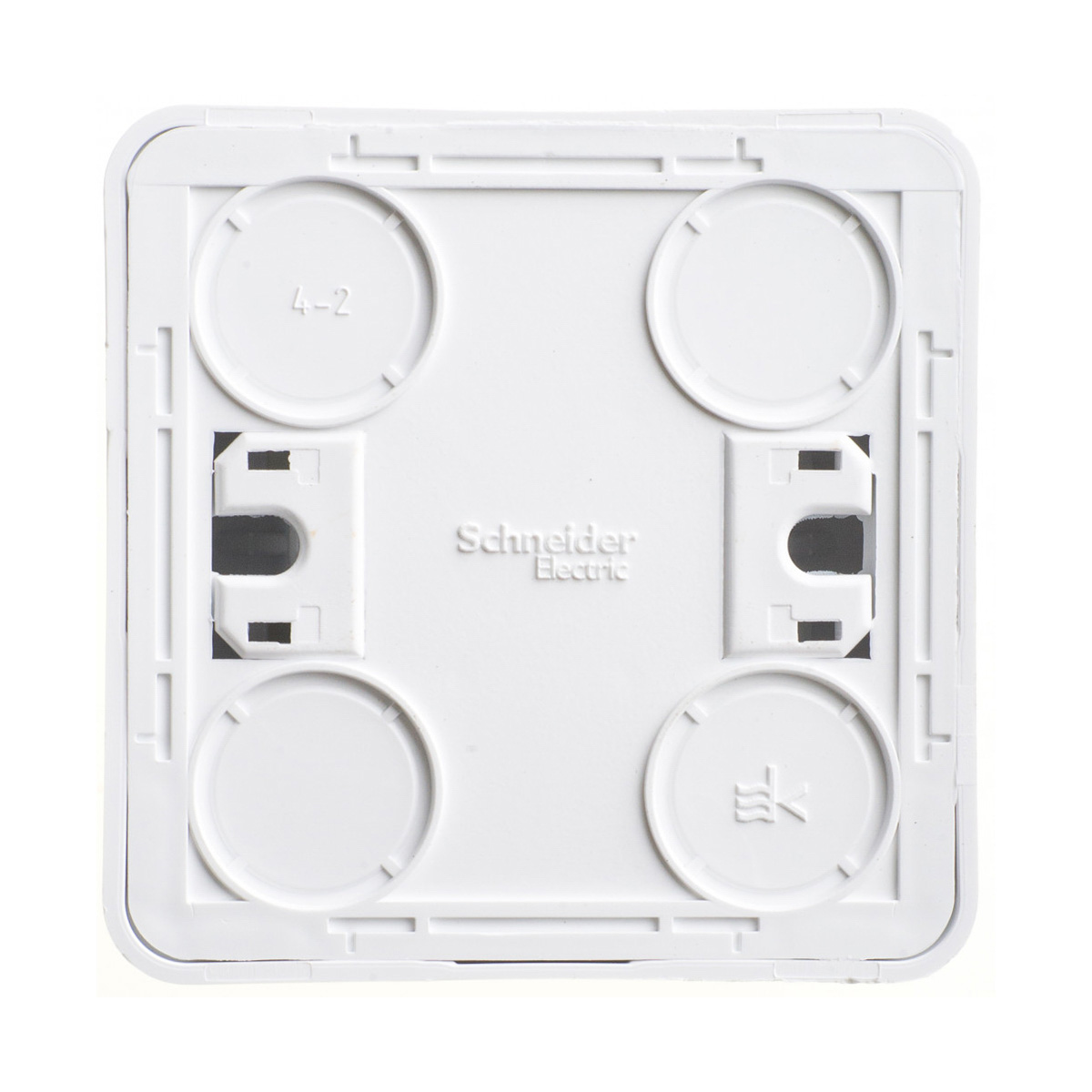 Переключатель открыт. уст. "этюд" 1 кл. 10а, белый (1/25/200) "schneider"