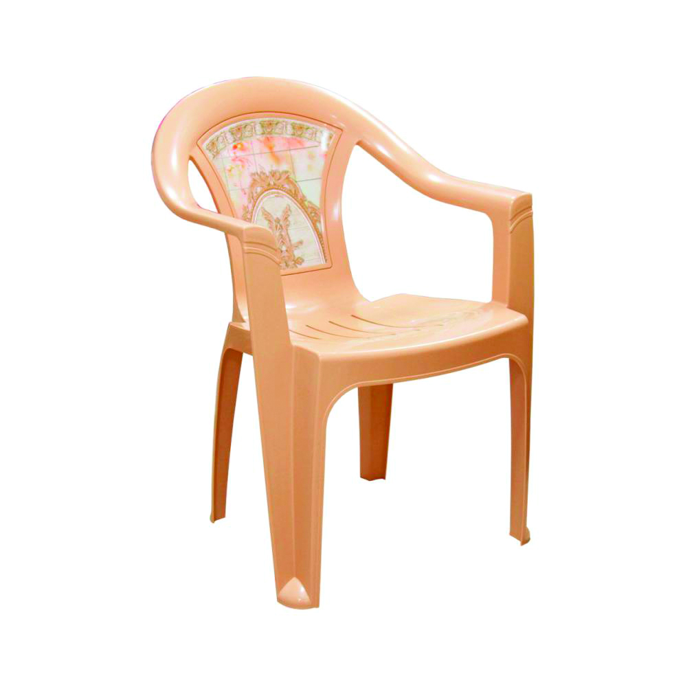 Кресло пласт. "верона"  (бежевое)  (1/4) "альтернатива" м3095