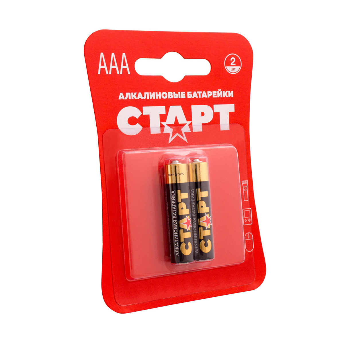 Батарейка "старт" lr03-bl2 тип ааа (2 шт. в блистере) (20/360)
