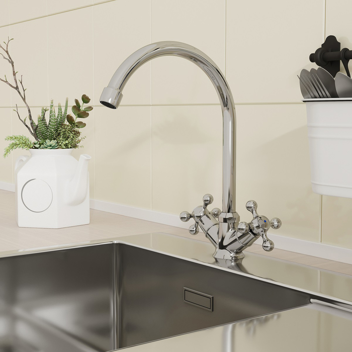 Смеситель для кухни  duplex (1/12) "milardo" dupsb0jm05