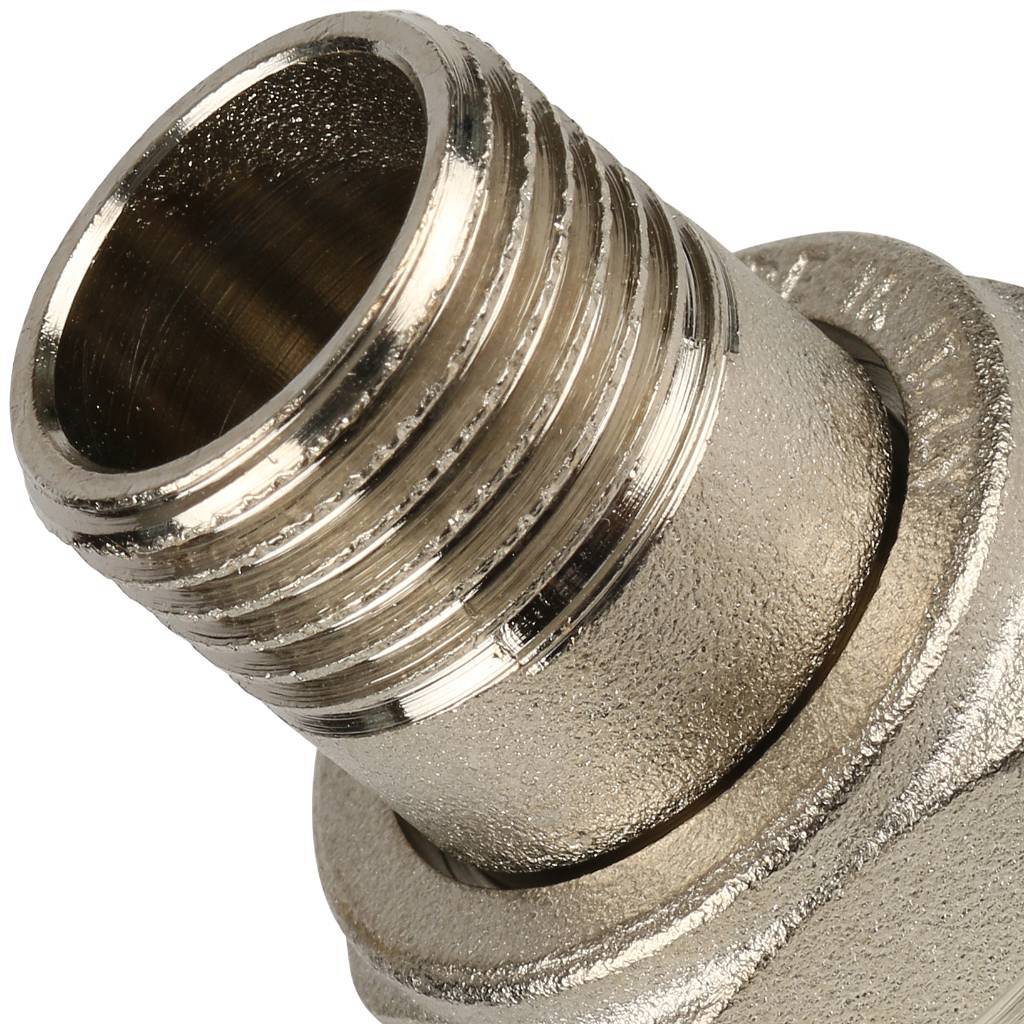 Вентиль ручной угловой НР 1/2" ITAP с американкой и колпачком