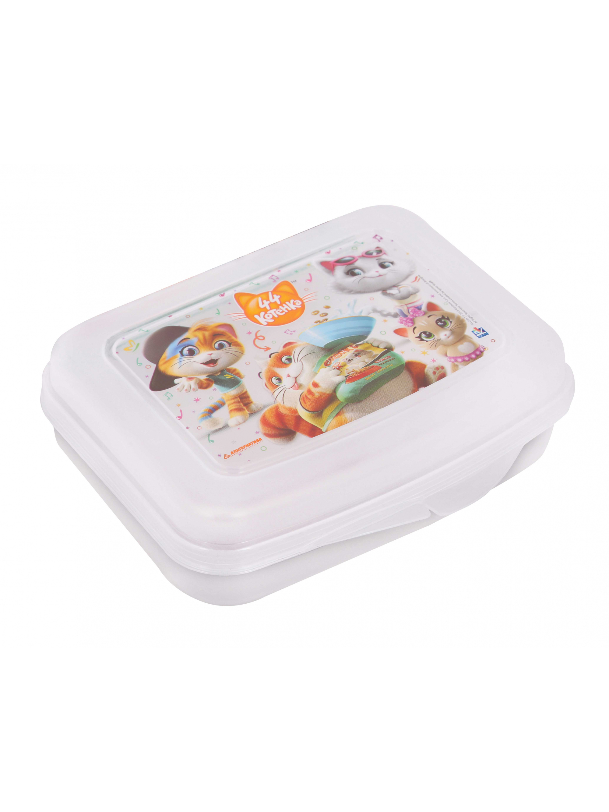 Контейнер для бутербродов "44 котёнка" (1/24) "альтернатива"  м7661