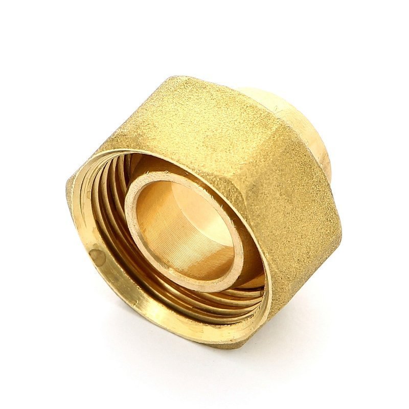 Муфта 15 x 3/4" с накидной гайкой ВР уплотнение под конус VIEGA пайка