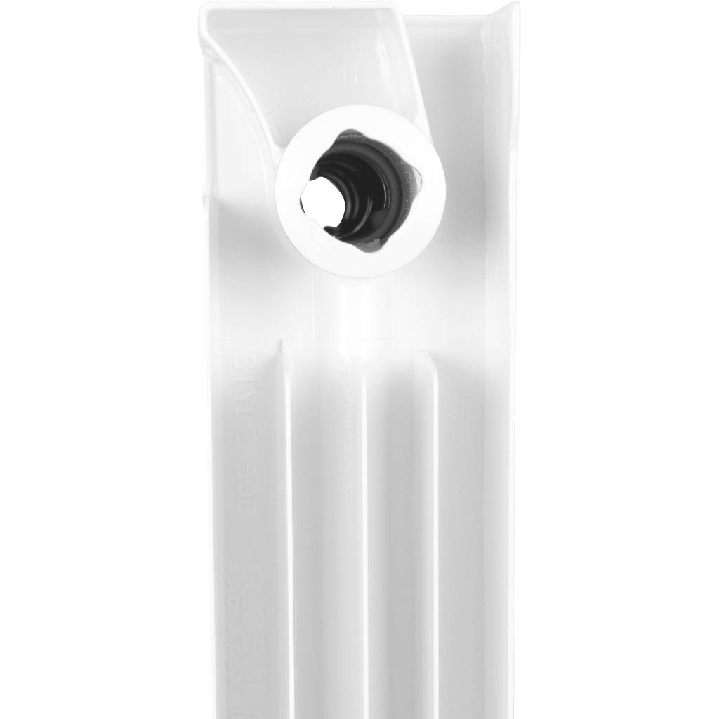 Радиатор STOUT STYLE 500 мм 6 секций, биметал. (боковое подключение) на 10,6 кв.м.