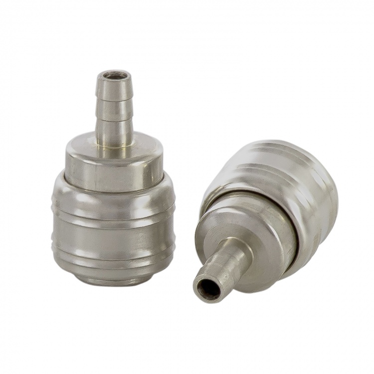 Муфта универсальная быстросъемная ("мама"), 3/8, со штуцером "елка" под шланг 6 мм, 2 шт, Stels (57058)