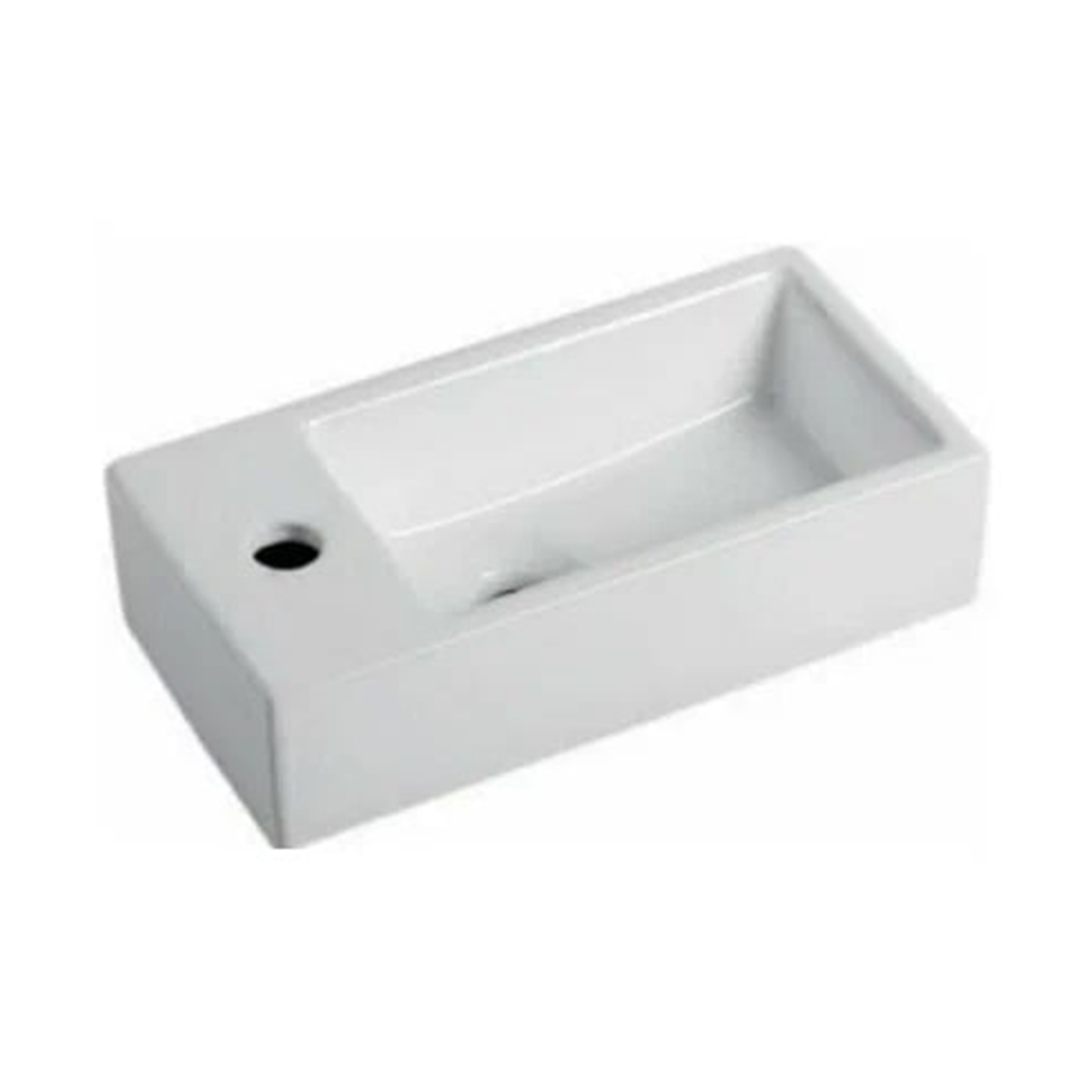 Раковина подвесная gt706r керамическая 40,5*20,5*10,5 см, белая (1) "gappo"