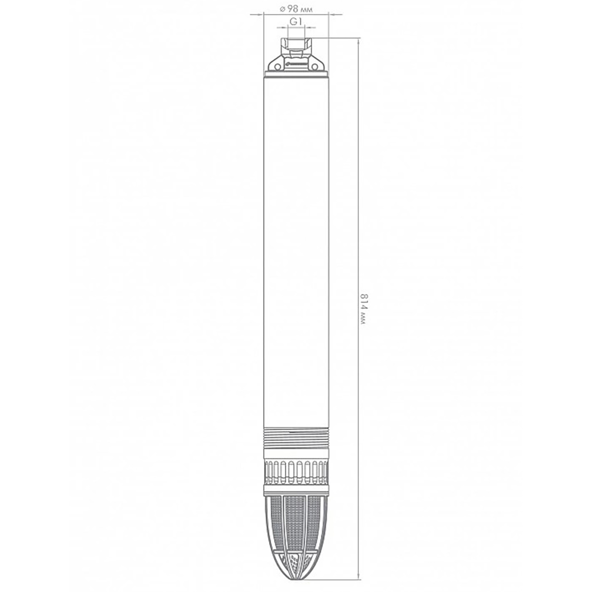 Насос погружной "водомет 55/75" 900 вт (1) "джилекс"