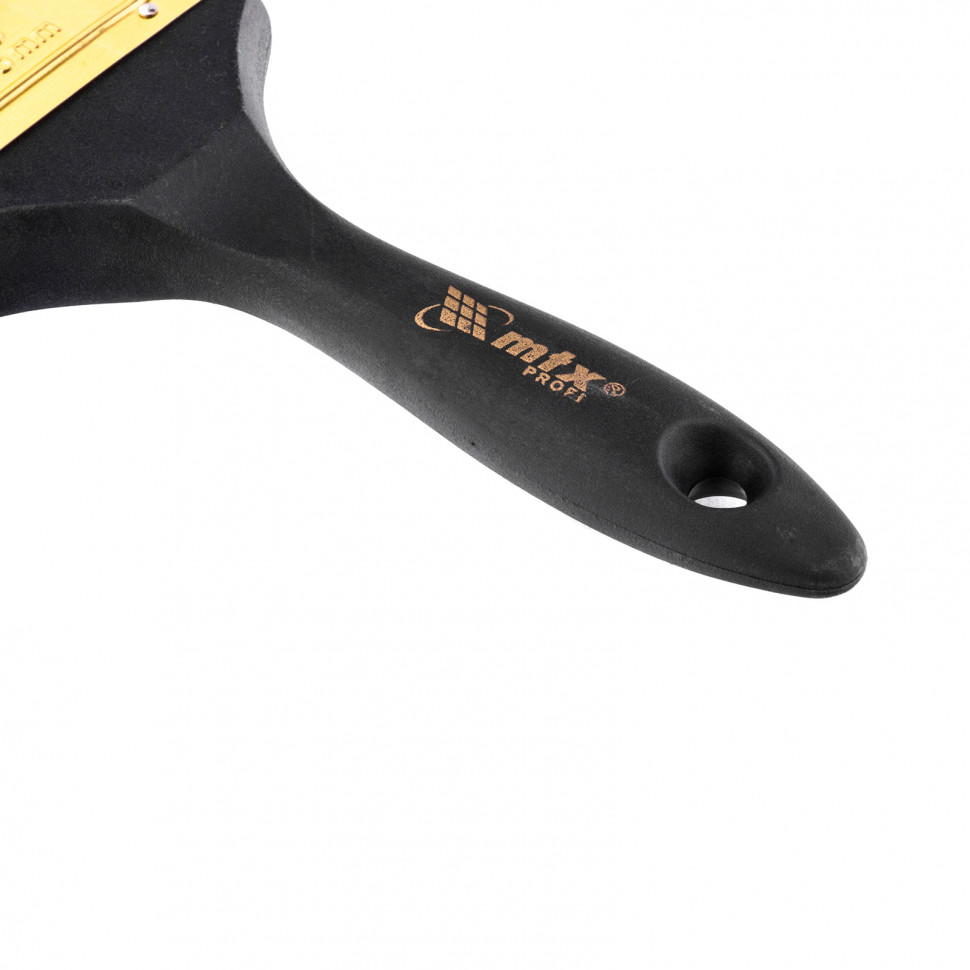 Кисть плоская "Профи" 3", натуральная щетина, деревянная ручка MTX (83154)