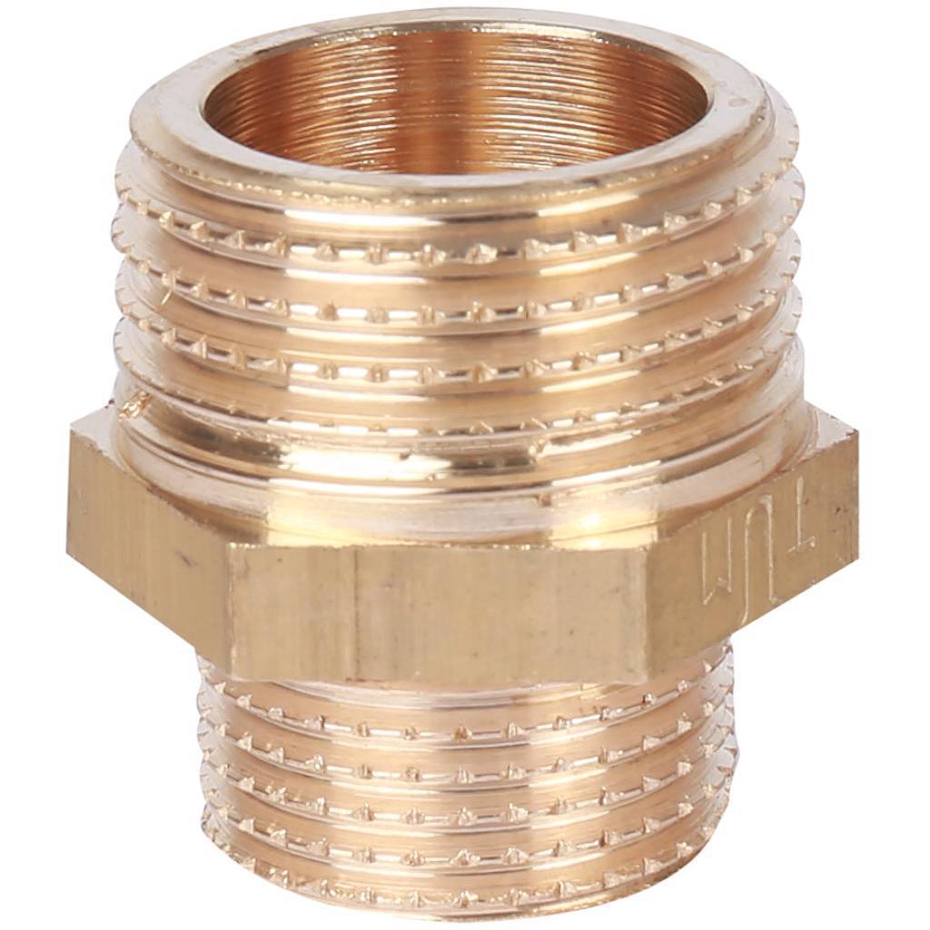 Ниппель резьбовой НР 1/2" x 1/4" латунь TIEMME