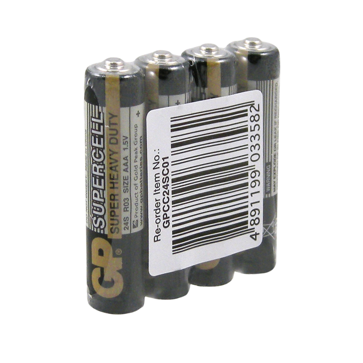Батарейка gp 24plebra-2s4  тип ааа (4 шт. в слюде) (10/250)