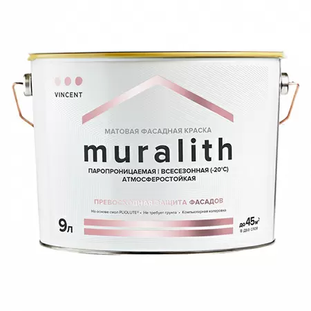 Vincent Muralith F1 / Винсент Муралит Ф1 краска плиолитовая всесезонная