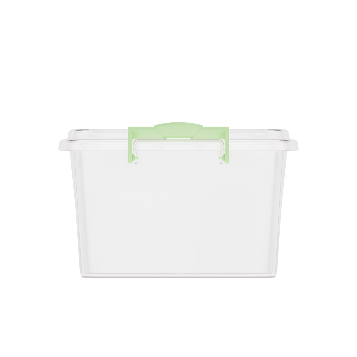 Контейнер прямоуг.  7,5 л с крышкой и ручками (1/10) "альтернатива" м428