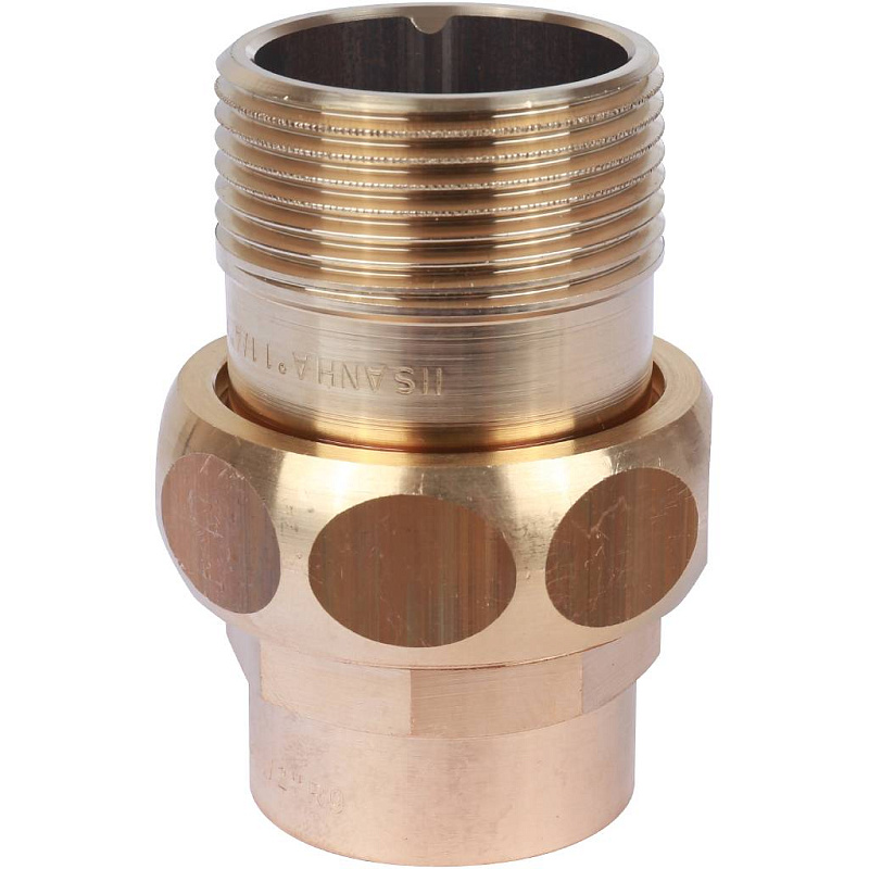 Американка (сгон) 35x1"1/4 НР самоуплотняющаяся под пайку бронзовая SANHA 1434135114