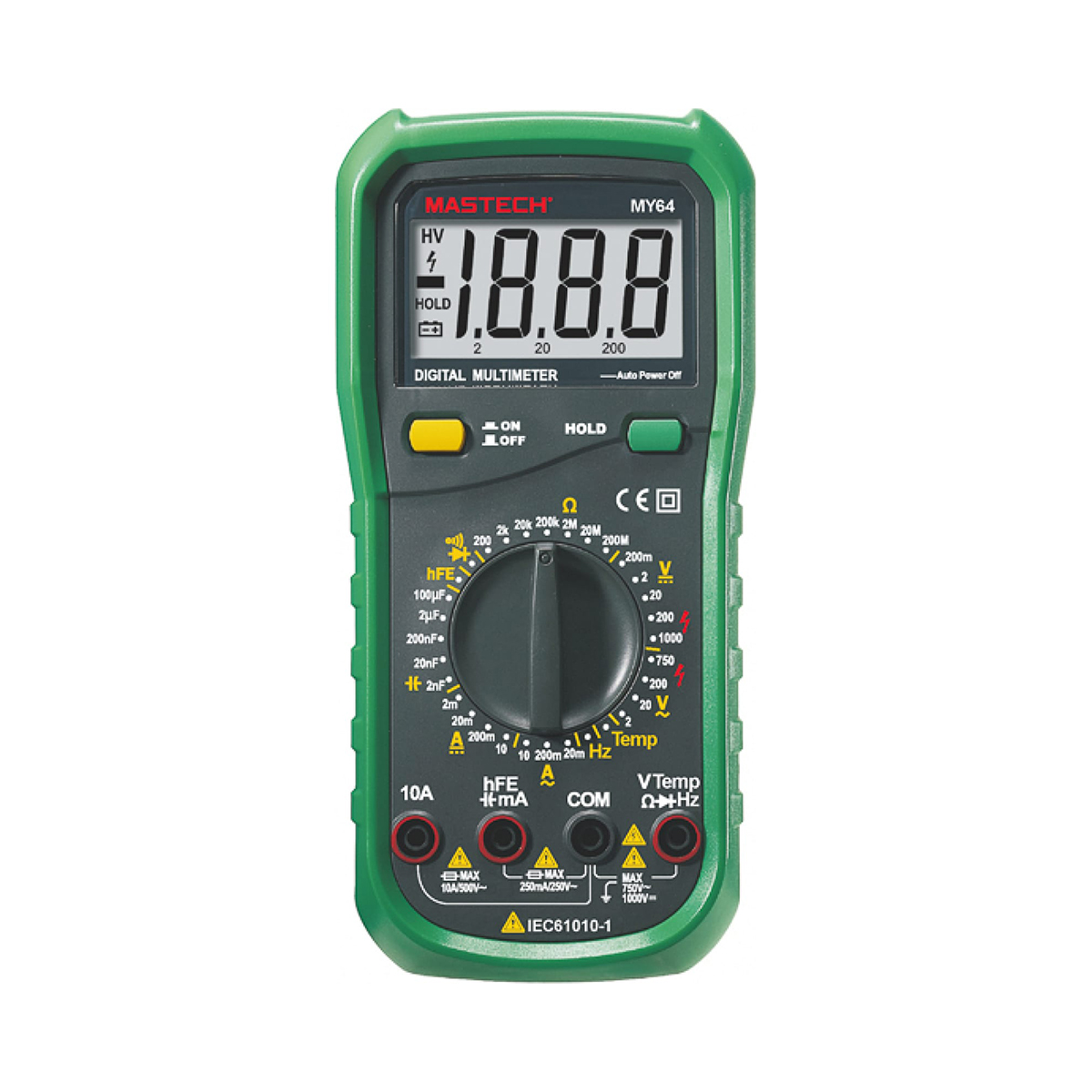 Мультиметр my64n (1/20) "mastech" 13-2054