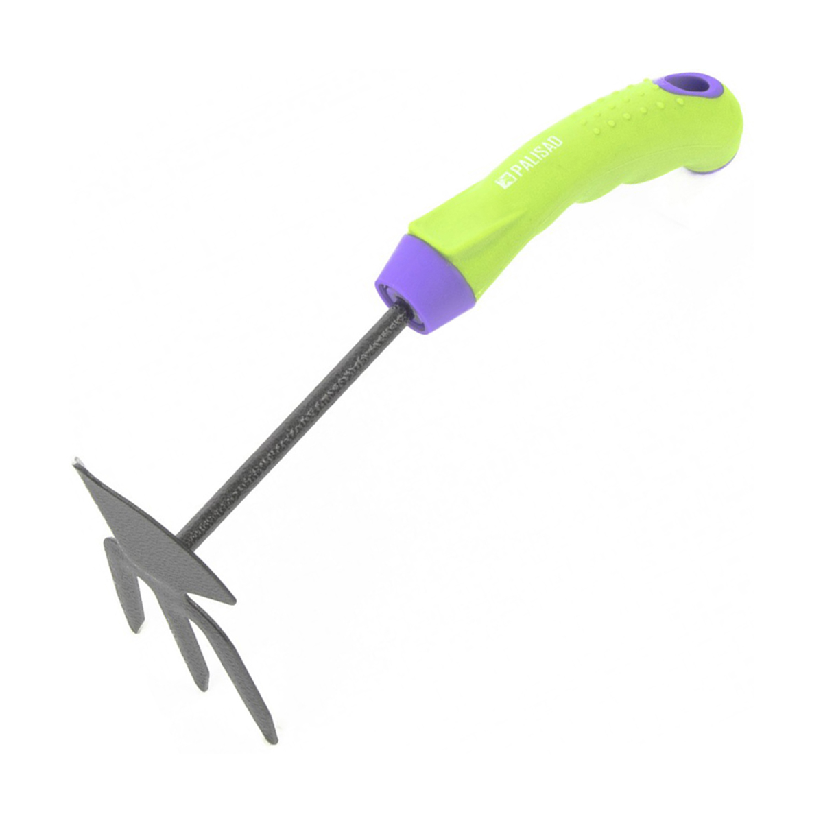 Мотыжка двойная "era" 3 зуба 260 мм, стальная, обрезин. ручка (1/12/72) "palisad"