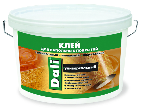 Клей для напольных покрытий "dali"  7 кг (1)  рогнеда