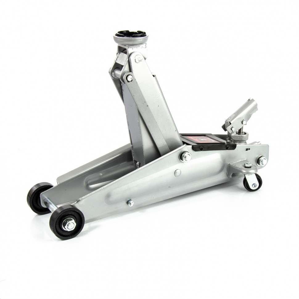 Домкрат гидравлический подкатный, 3 т, высота подъема 130-410 мм, поворотная ручка Matrix (510345)