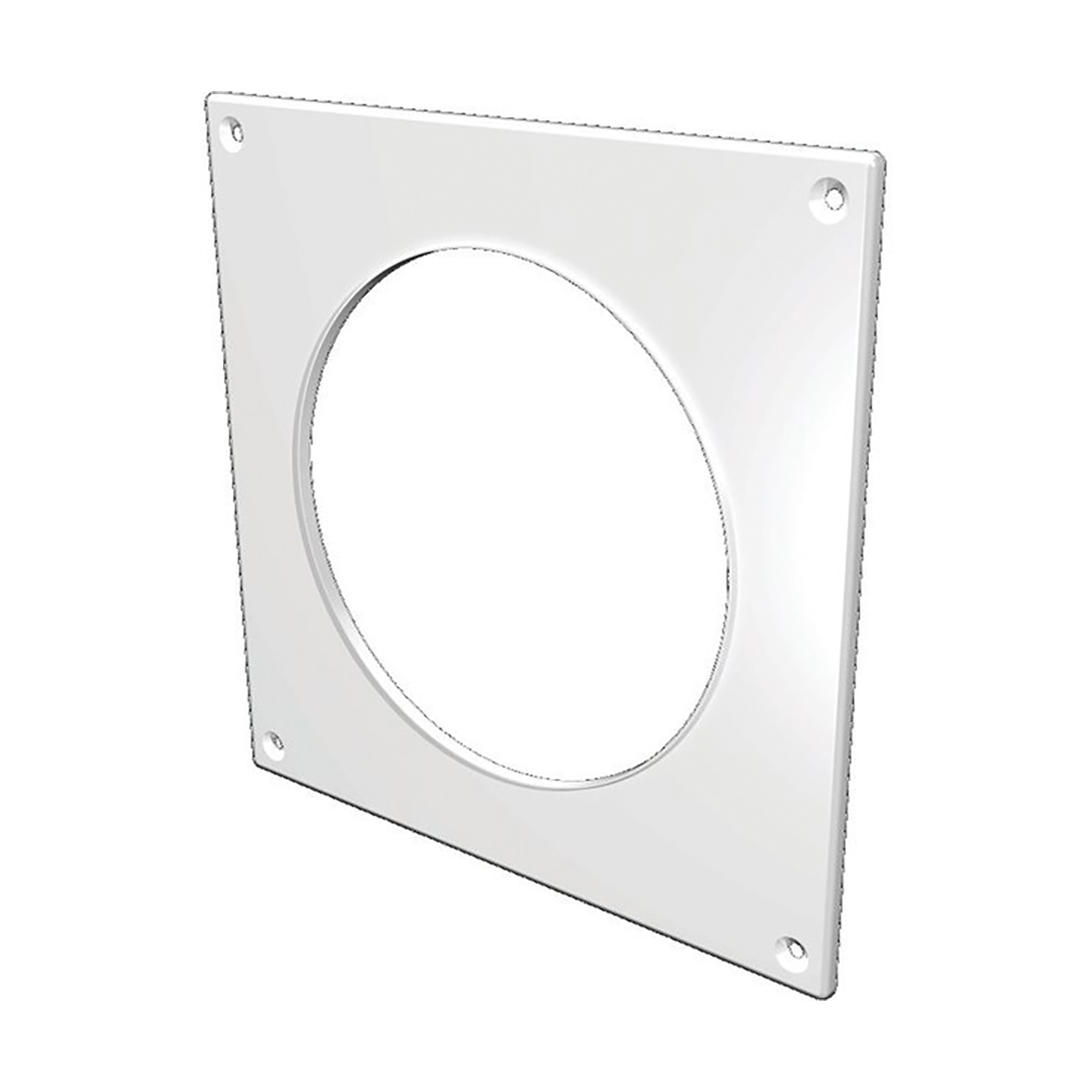 Накладка торцевая 150 х 150 мм для канала d100 пластик (1/250) "эра" 10нкп