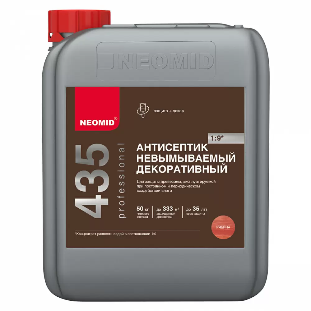 Neomid 435 / Неомид антисептик концентрат 1:9 невымываемый для внутренних и наружных работ