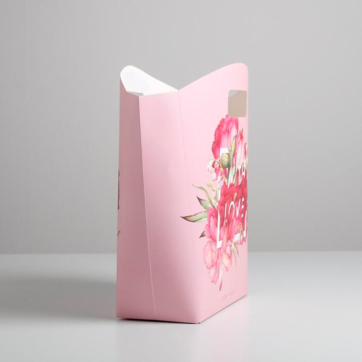 Пакет подарочный "for you" 30*32*11 см (1/5/200) "дарите счастье" 5219719