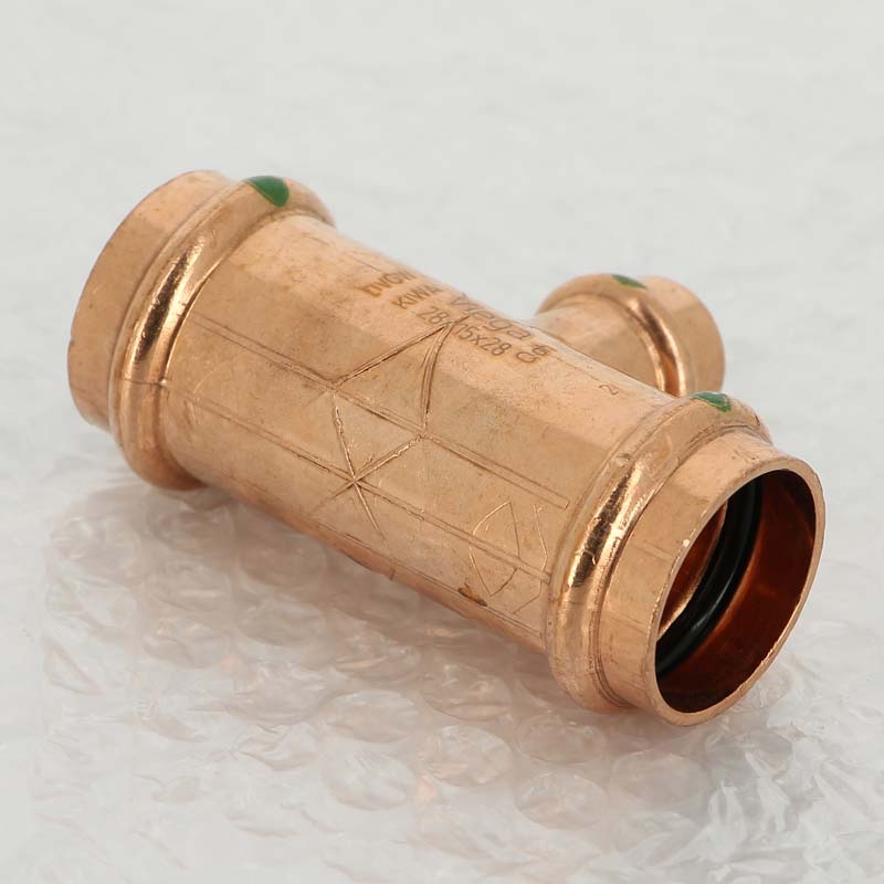 Тройник пресс медный Profipress VIEGA 28х15х28