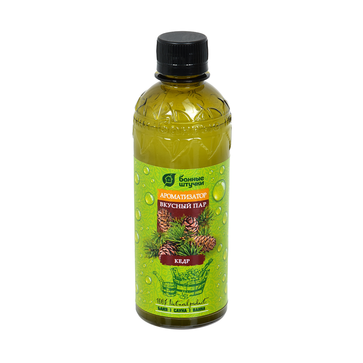 Ароматизатор для бани и сауны "вкусный пар" 350 мл (кедр) (1/12) "банные штучки" 32224
