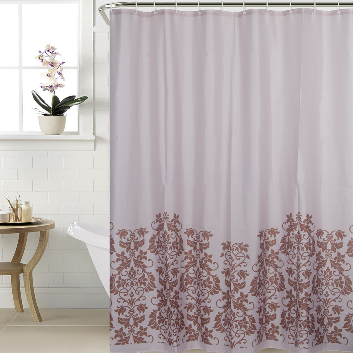 Штора для ванной 180*200 см (полиэстер) "orso" (1/20) "swensa" bsс-90-93