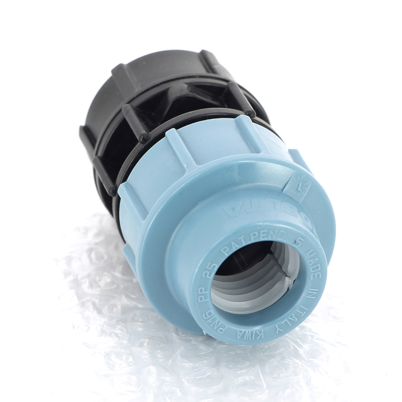 Муфта обжимная ВР 25 x 1" для водопроводных ПНД труб UNIDELTA