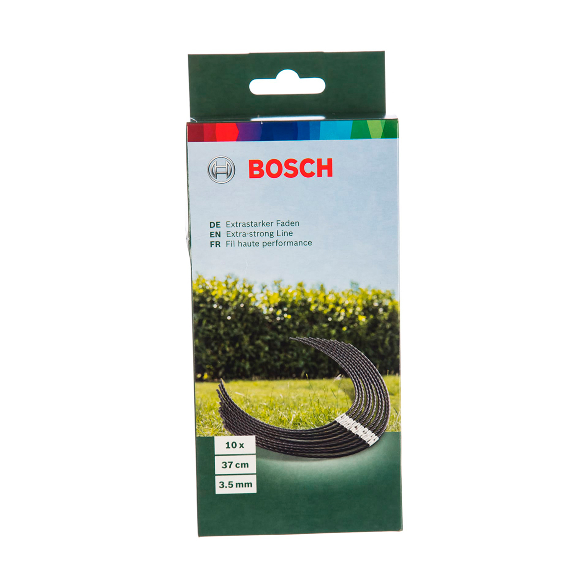 Леска для триммера afs 23-37  3,5 мм х 0,37 м, набор 10 шт. (1) "bosch" f016800431