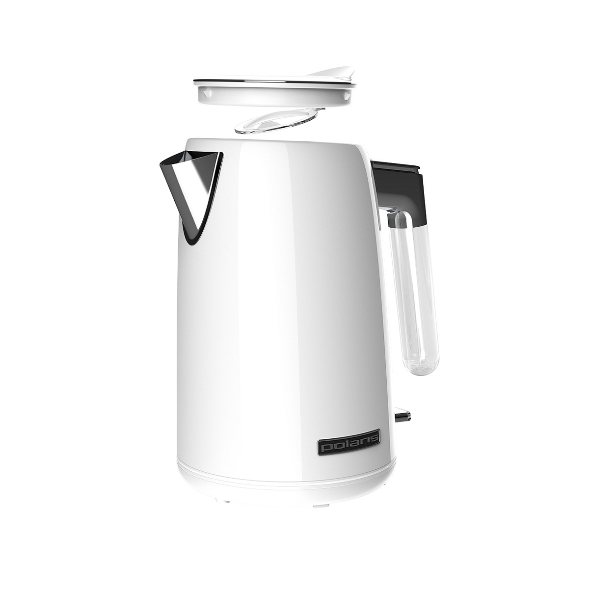 Чайник электр. pwk 1746ca "water way pro" 1,7 л сталь (белый) (1/4) "polaris"
