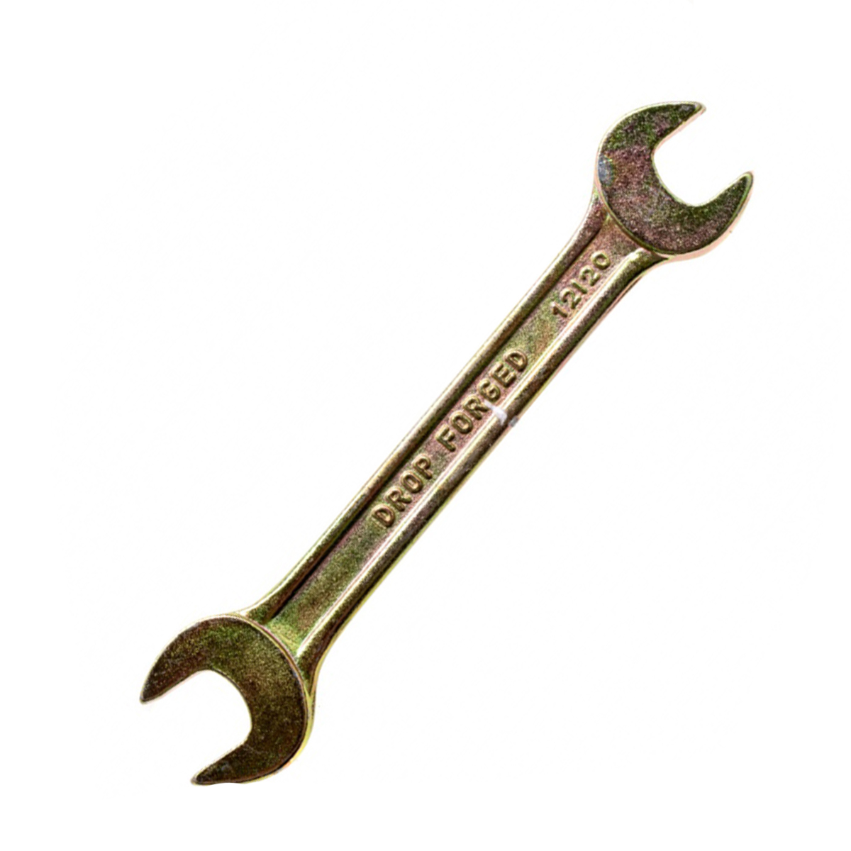 Ключ рожковый 12 х 13 мм, желтый цинк (1/300) "сибртех"