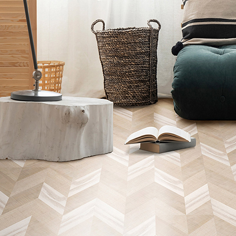 Пробковый пол Corkstyle Chevron Creme (glue) 6 мм