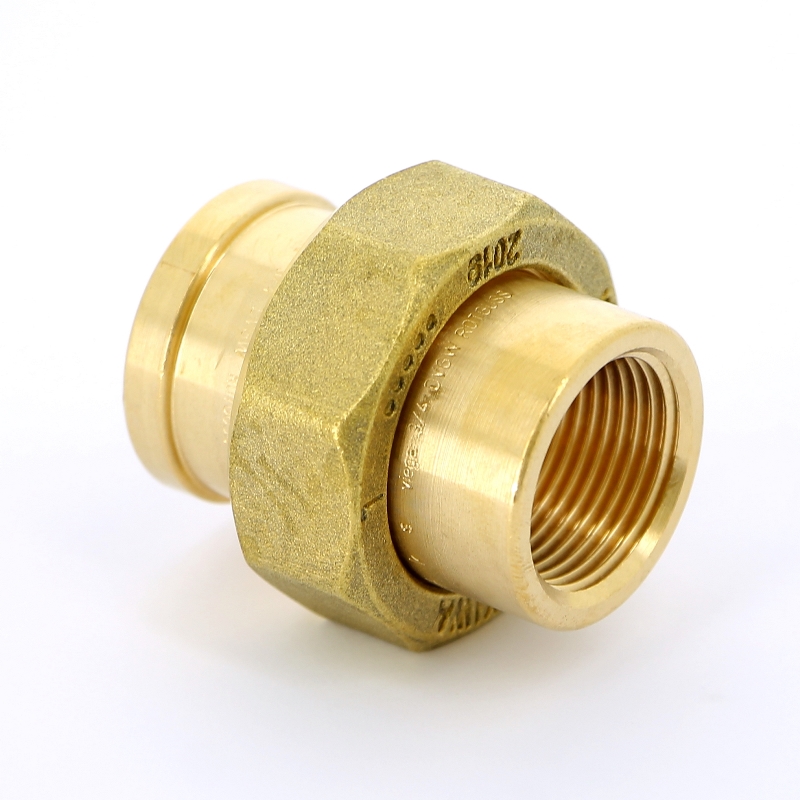 Американка резьбовая (ВР) 3/4" с коническим уплотнением бронза VIEGA (446949)