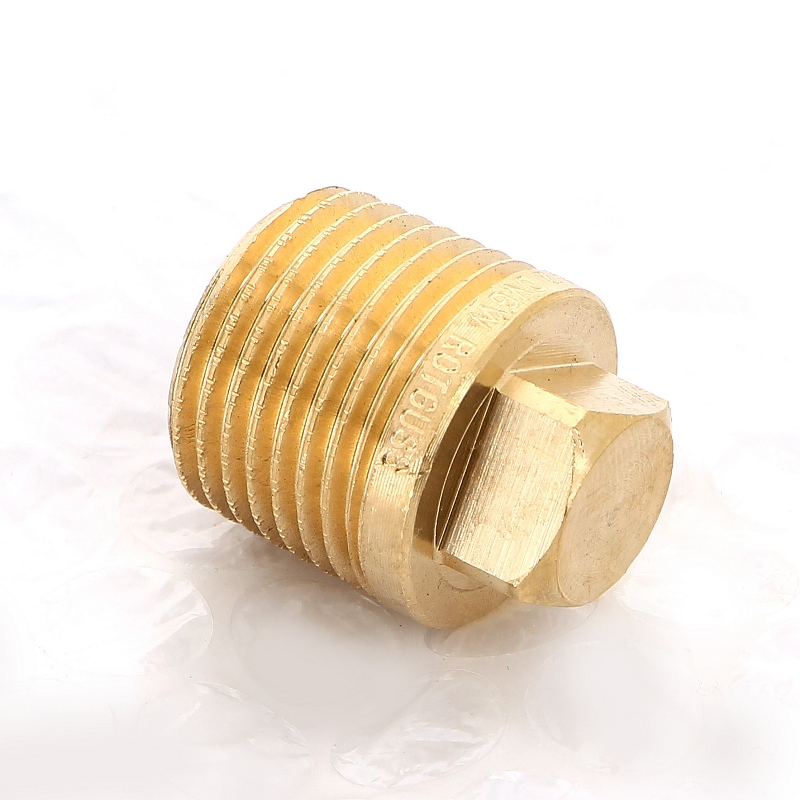 Заглушка резьбовая (НР) 1/4" с квадратом, бронза VIEGA (320072)